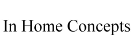 IN HOME CONCEPTS trademark