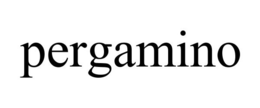 PERGAMINO trademark