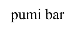 PUMI BAR trademark