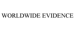 WORLDWIDE EVIDENCE trademark