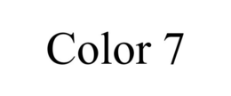 COLOR 7 trademark