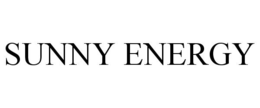 SUNNY ENERGY trademark