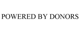 POWERED BY DONORS trademark