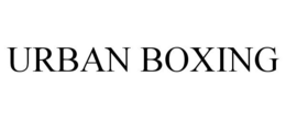 URBAN BOXING trademark