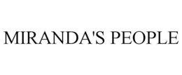 MIRANDA'S PEOPLE trademark