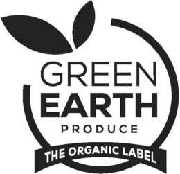 GREEN EARTH PRODUCE THE ORGANIC LABEL trademark