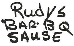 RUDYS BAR · B Q SAUSE trademark
