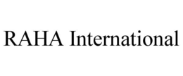 RAHA INTERNATIONAL trademark