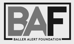 BAF BALLER ALERT FOUNDATION trademark