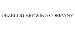 GEZELLIG BREWING COMPANY trademark