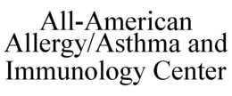 ALL-AMERICAN ALLERGY/ASTHMA AND IMMUNOLOGY CENTER trademark