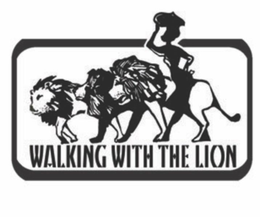 WALKING WITH THE LION trademark