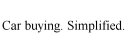 CAR BUYING. SIMPLIFIED. trademark