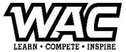 WAC LEARN · COMPETE · INSPIRE trademark