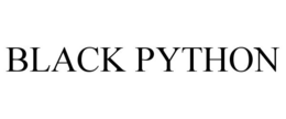 BLACK PYTHON trademark