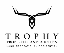 TROPHY PROPERTIES AND AUCTION LAND RECREATIONAL RESIDENTIAL trademark