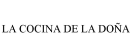 LA COCINA DE LA DOÑA trademark