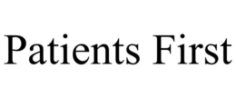 PATIENTS FIRST trademark