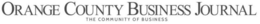 ORANGE COUNTY BUSINESS JOURNAL THE COMMUNITY OF BUSINESS trademark