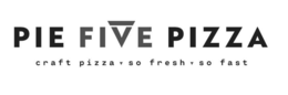 PIE FIVE PIZZA CRAFT PIZZA. SO FRESH. SO FAST. trademark