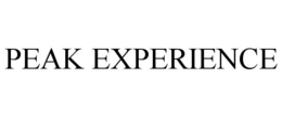 PEAK EXPERIENCE trademark