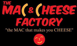 THE MAC & CHEESE FACTORY "THE MAC THAT MAKES YOU CHEESE" trademark