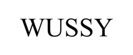 WUSSY trademark