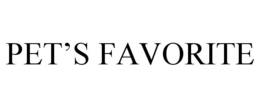 PET'S FAVORITE trademark