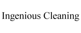 INGENIOUS CLEANING trademark