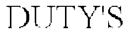 DUTY'S trademark