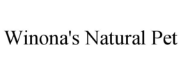 WINONA'S NATURAL PET trademark