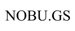 NOBU.GS trademark