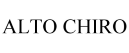 ALTO CHIRO trademark