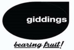 GIDDINGS BEARING FRUIT! trademark