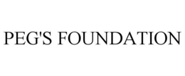PEG'S FOUNDATION trademark