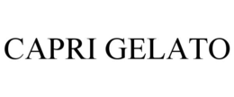 CAPRI GELATO trademark