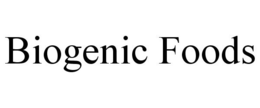 BIOGENIC FOODS trademark