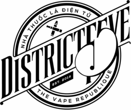 NHA THUOC LA DIEN TU DISTRICTF5VE EST. 2014 THE VAPE REPUBLIQUE trademark