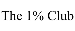 THE 1% CLUB trademark