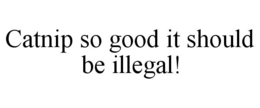 CATNIP SO GOOD IT SHOULD BE ILLEGAL! trademark