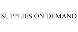 SUPPLIES ON DEMAND trademark