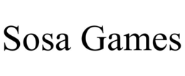 SOSA GAMES trademark