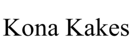 KONA KAKES trademark