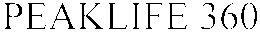 PEAKLIFE 360 trademark