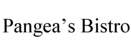 PANGEA'S BISTRO trademark