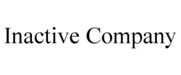 INACTIVE COMPANY trademark