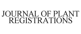 JOURNAL OF PLANT REGISTRATIONS trademark