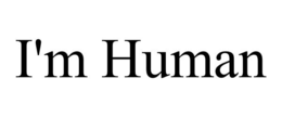I'M HUMAN trademark