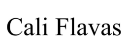 CALI FLAVAS trademark