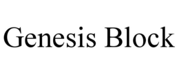 GENESIS BLOCK trademark